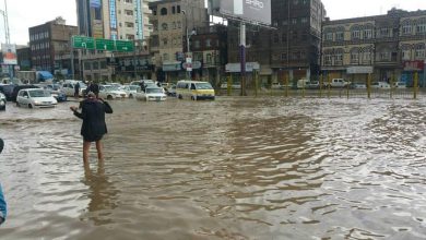 Photo of صنعاء..أمطار غزيرة وسيول جارفة تتسبب بخسائر