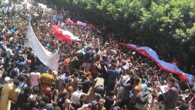 Photo of مظاهرة حاشدة في صنعاء للمطالبة بتحقيق العدالة في قضية الشاب الأغبري
