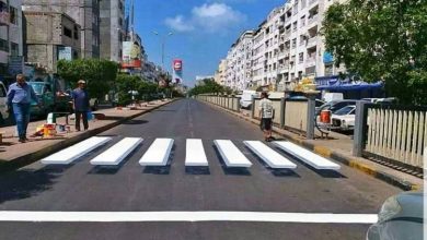 Photo of عدن..تدشين أعمال خطوط المشاة ثلاثية الأبعاد في عدد من شوارع المدينة