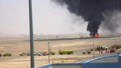 Photo of الحوثيون يستهدفون مطار أبها..والتحالف يؤكد إصابة طيارة مدنية وسيطرته على الحريق
