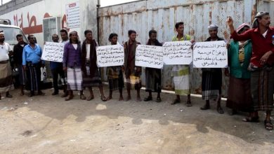 Photo of وقفة احتجاجية للمطالبة بحصة تعز من الغاز