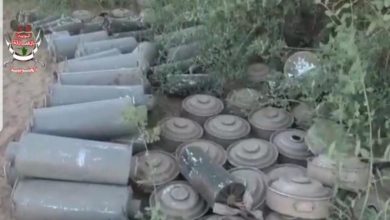 Photo of الفرق الهندسية للعمالقة تواصل نزع مخلفات الحوثي من الألغام والعبوات الناسفة في مديريات بيحان