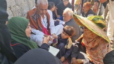 Photo of نزول ميداني لفريق اللجنة التحقيق الوطنية لرصد الانتهاكات بمناطق التماس في التعزية وصبر